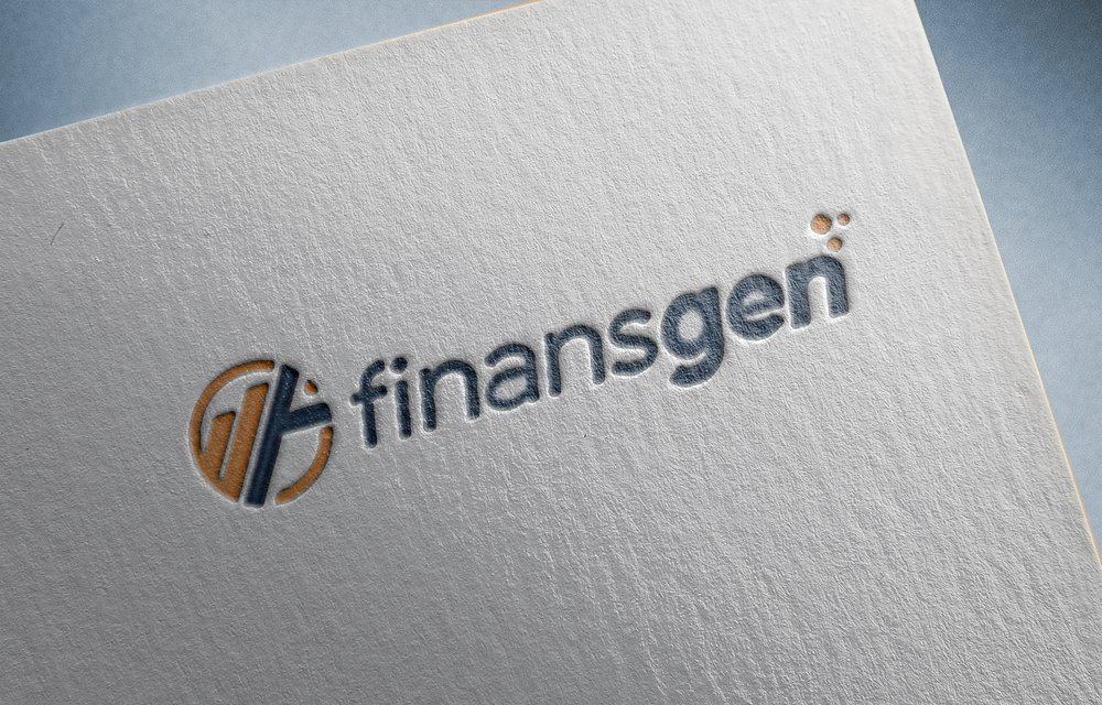 Finansgen — logo mockup