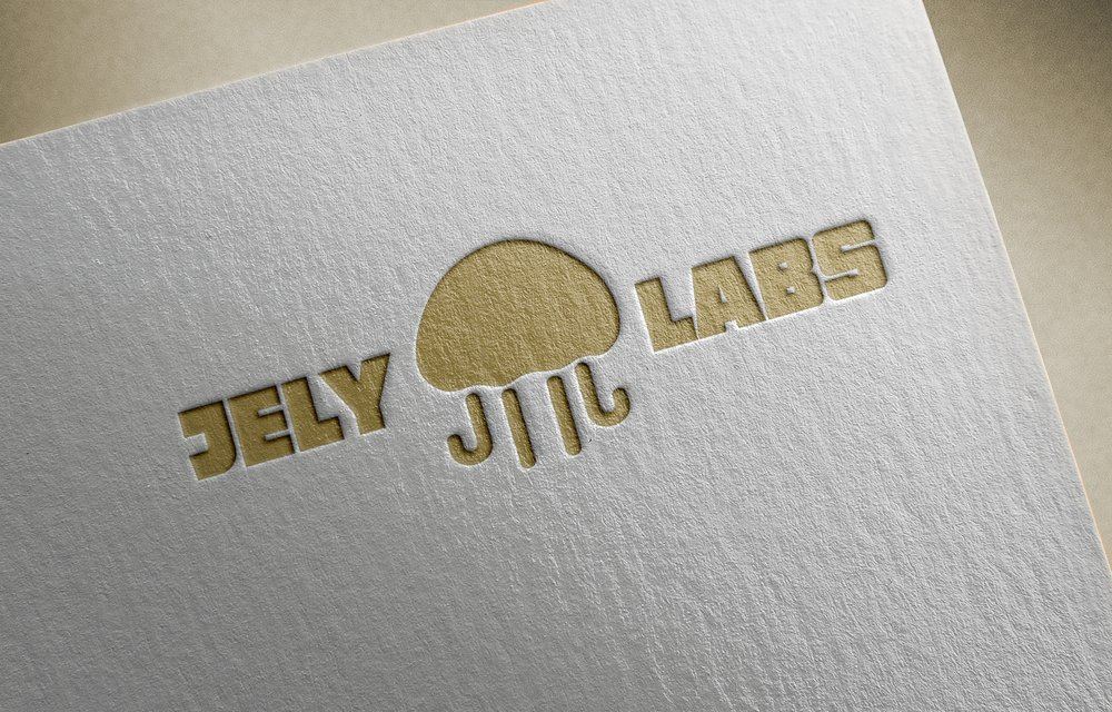 Jely Labs — logo mockup