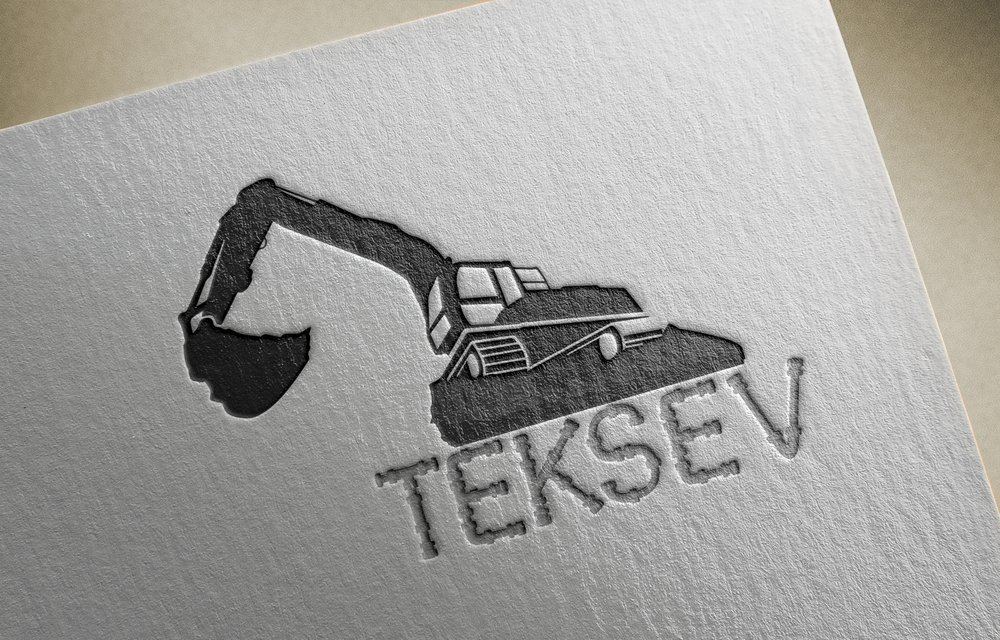 Teksev — logo mockup
