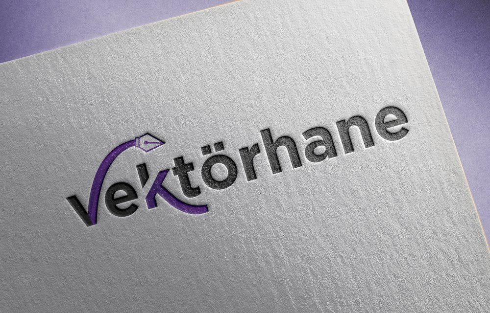 Vektörhane — logo mockup