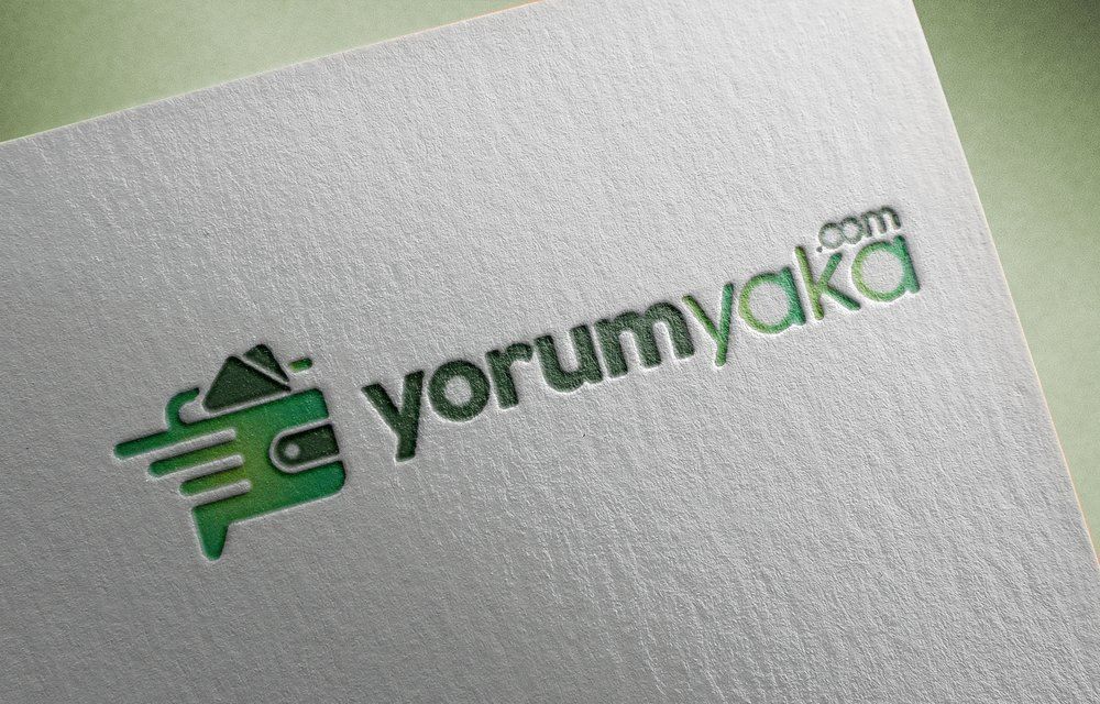 Yorumyaka.com — logo mockup
