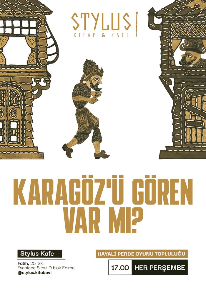 Stylus Kitap & Cafe — Karagöz event poster